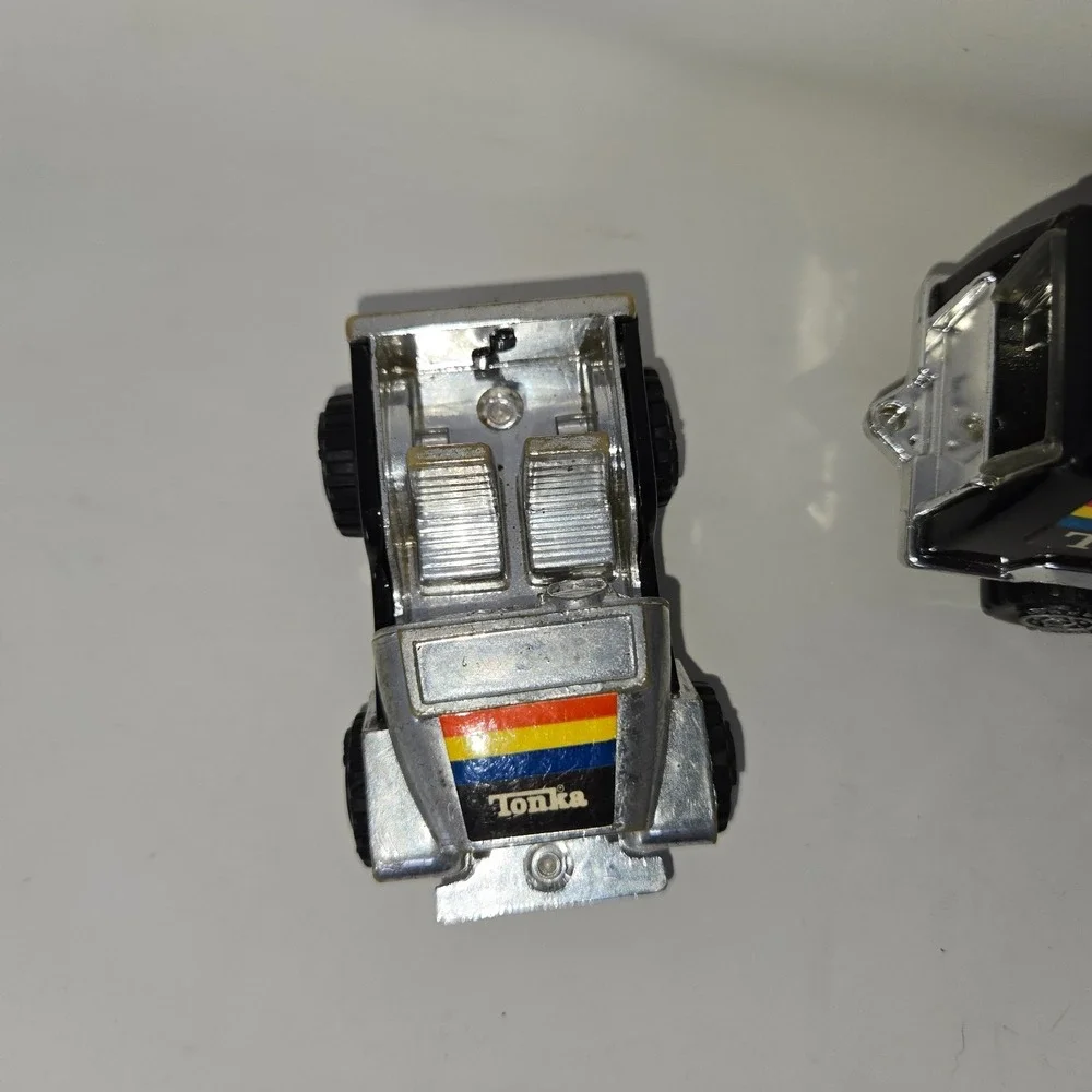 Tonka Chrome Rainbow Pressed Steel Lot of 5 1979 4 x 4 Truck Jeep Van Race Car